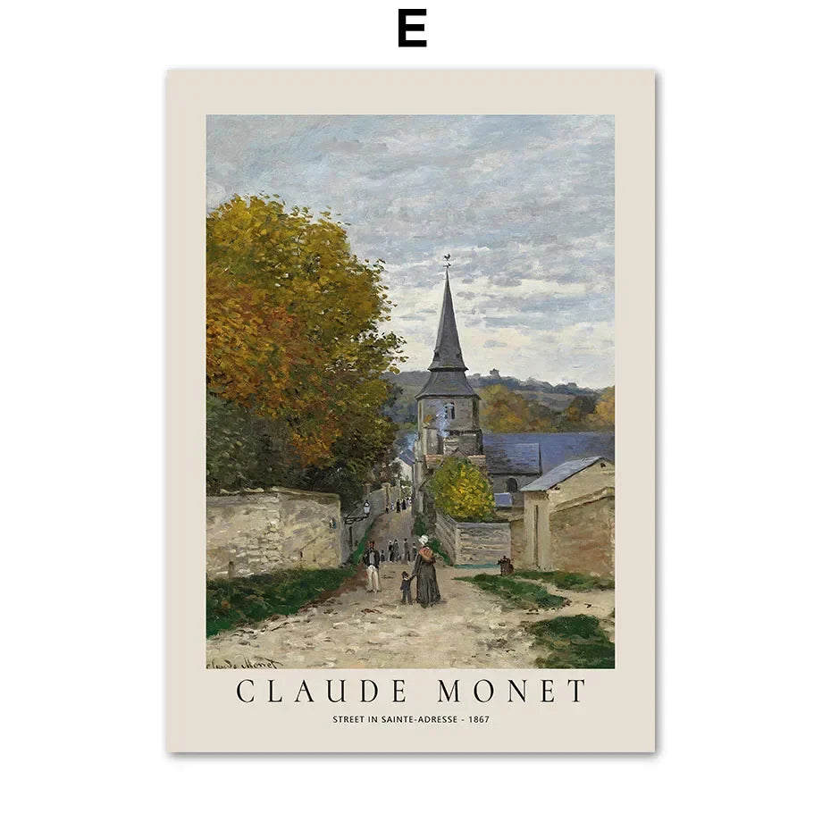 Zeitlose Klassiker Vintage Landschaft Wandkunst Feine Kunst Leinwanddrucke Bilder Poster Berühmte Gemälde Für Wohnzimmer Esszimmer Schlafzimmer Kunst Dekor | Karnz