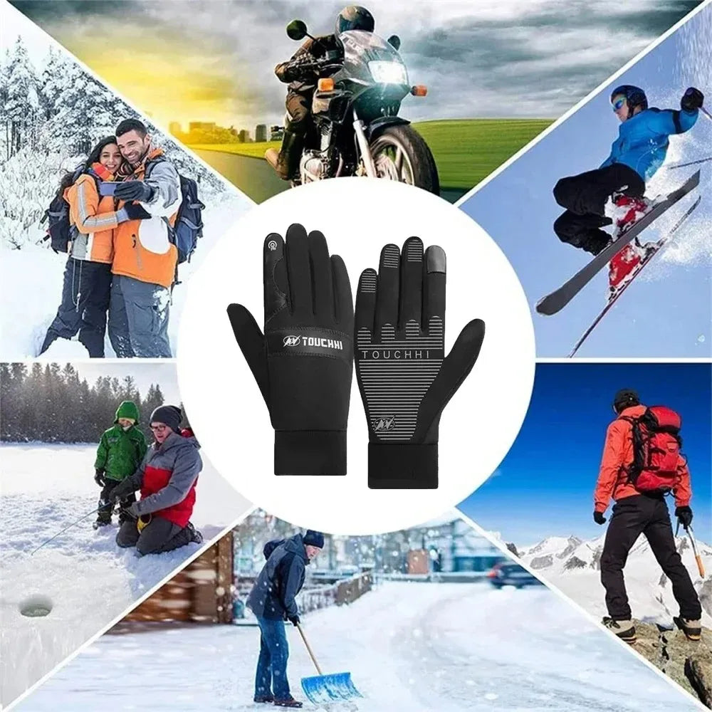 Karnz | ThermaGlide USB beheizte Handschuhe | Wasserdicht & Touchscreen-kompatibel | Winterhandschuhe für Skifahren, Motorradfahren & Outdoor