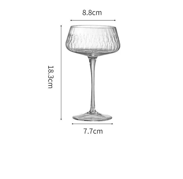 Elegantes 2-teiliges Cocktail Coupe Set Karnz