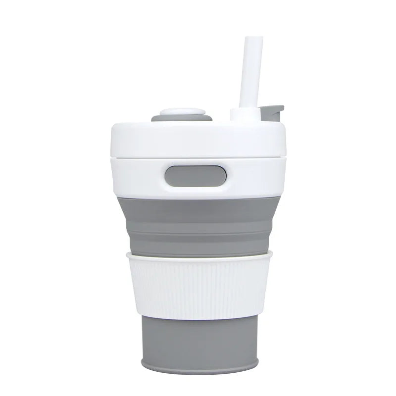 Wiederverwendbarer tragbarer Sip-and-Go zusammenklappbarer Becher | Karnz
