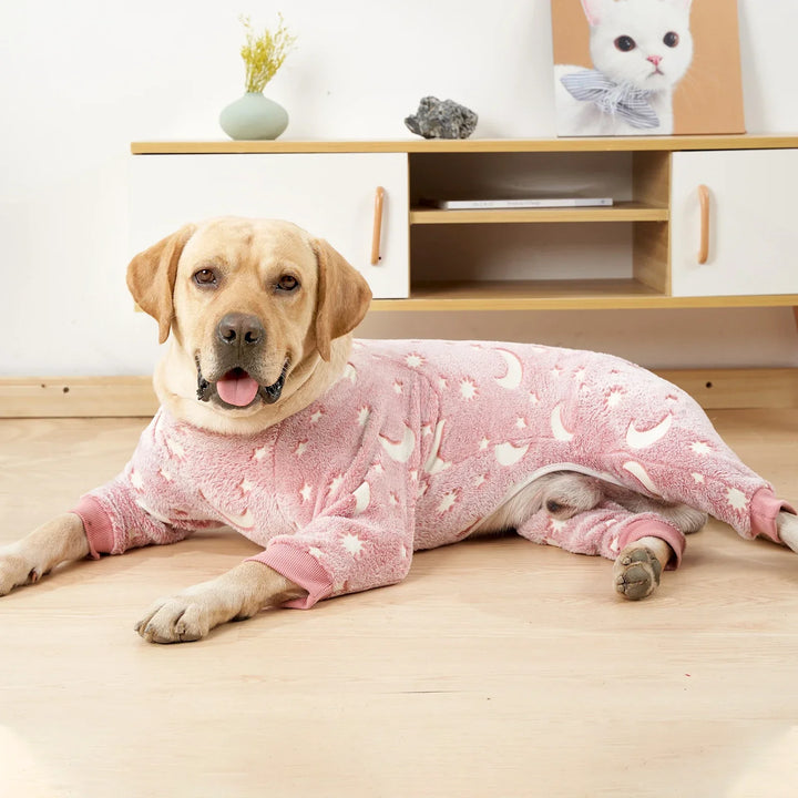 Warmer Hundepyjama für den Winter flauschig und dehnbar Karnz