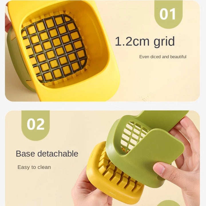 ChopMaster – Multifunktionaler Gemüseschneider & Pommes-Schneider mit Handdruckmechanismus | Karnz