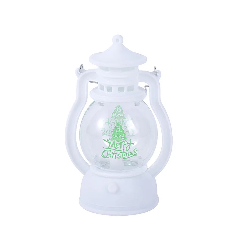 Mini-Weihnachtslampe mit LED-Beleuchtung - Tragbare dekorative Laterne für festliche Dekoration, Winter- & Weihnachtszeit | Karnz