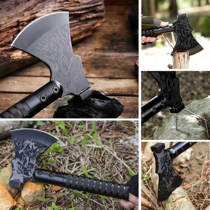 Karnz | Multi-Gear Faltbare Überlebens Camping Axt