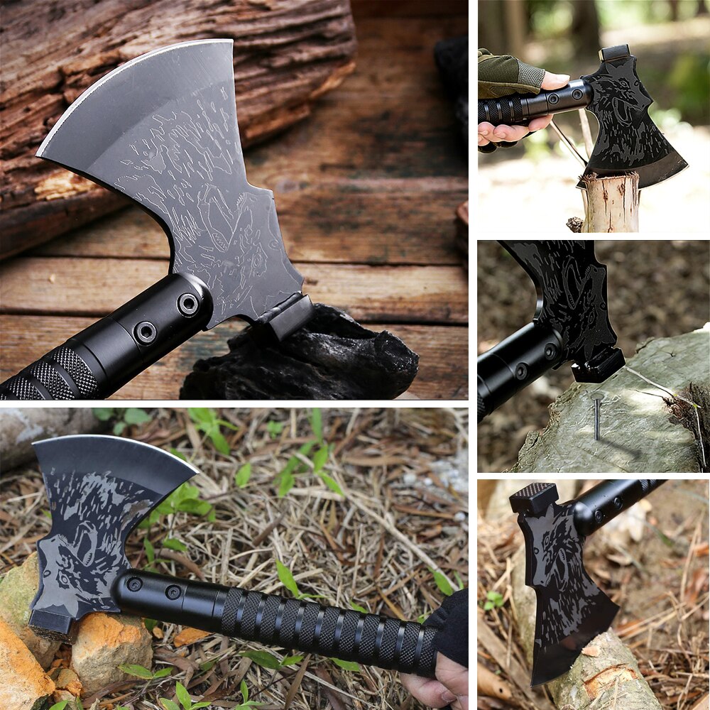 Karnz | Multi-Gear Faltbare Überlebens Camping Axt