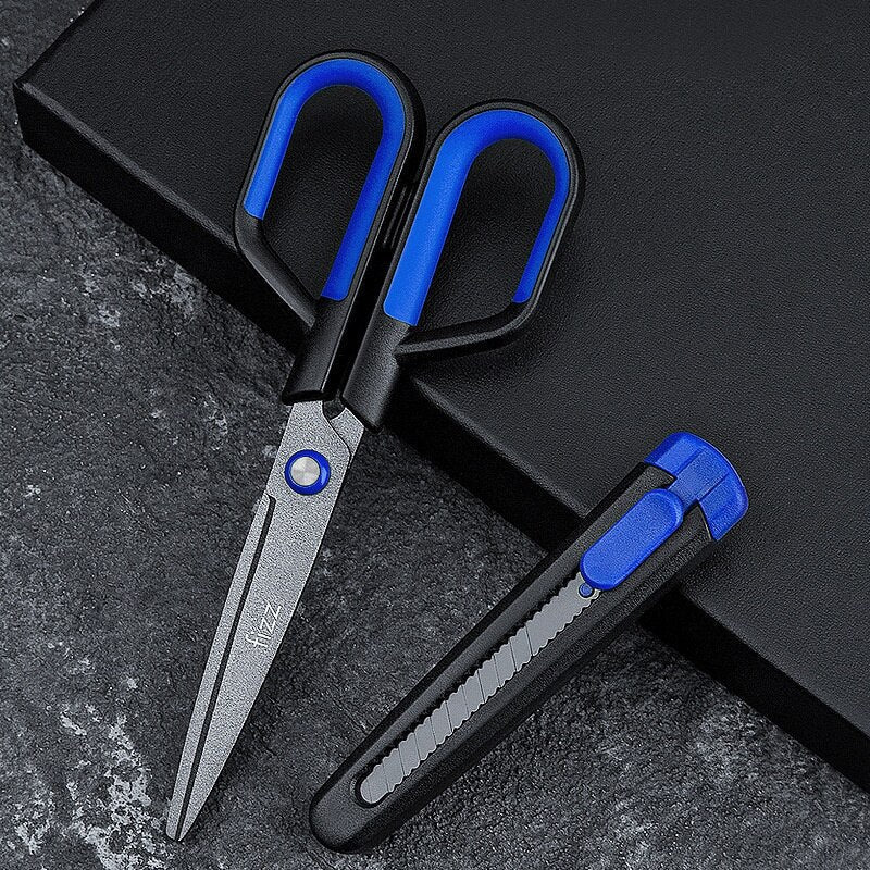 2in1 Sichere Schnitt Kreativmesser Schere | Karnz