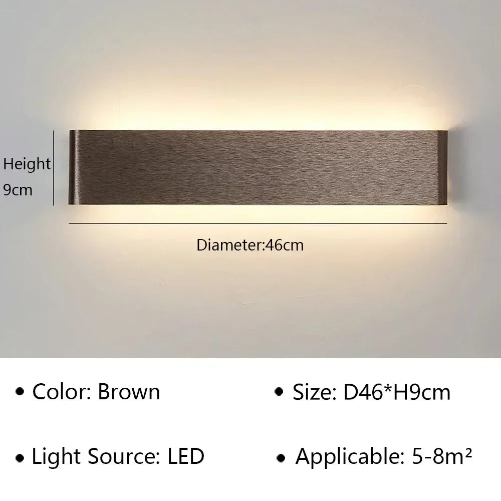 Karnz | LumiEra Moderne LED Wandleuchte | Stilvolles Design | Warmweißes Licht für Schlafzimmer, Flur & Badezimmer