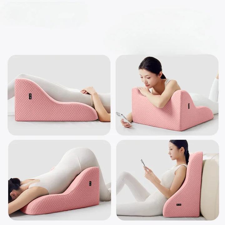 Multi-Winkel Wirbelsäulenstütze Memory Foam Ergonomisches Kissen