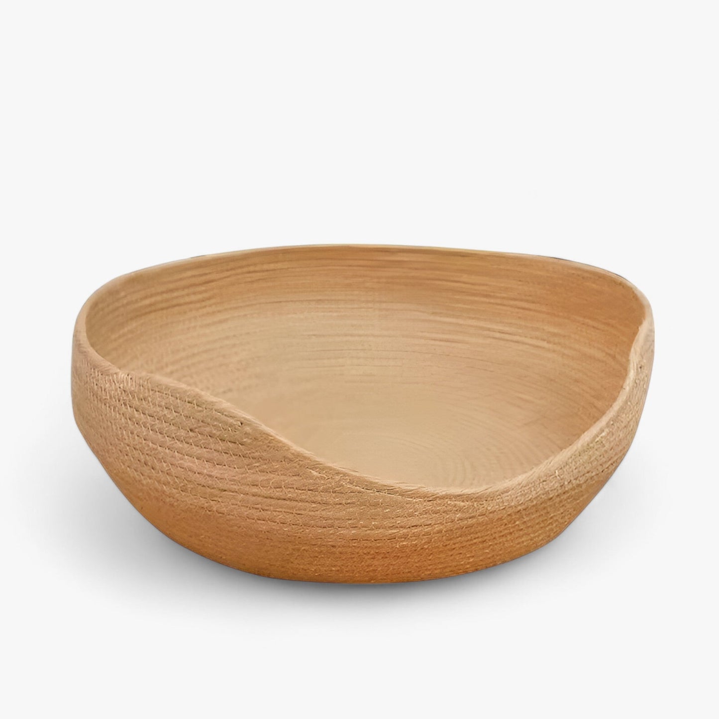 Handgewebtes Bambus-Haustierbett mit weichem Kissen – Luna Nest