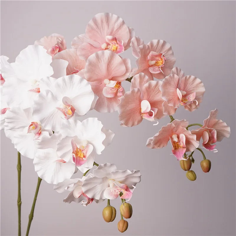 9-köpfige künstliche Phalaenopsis-Blume