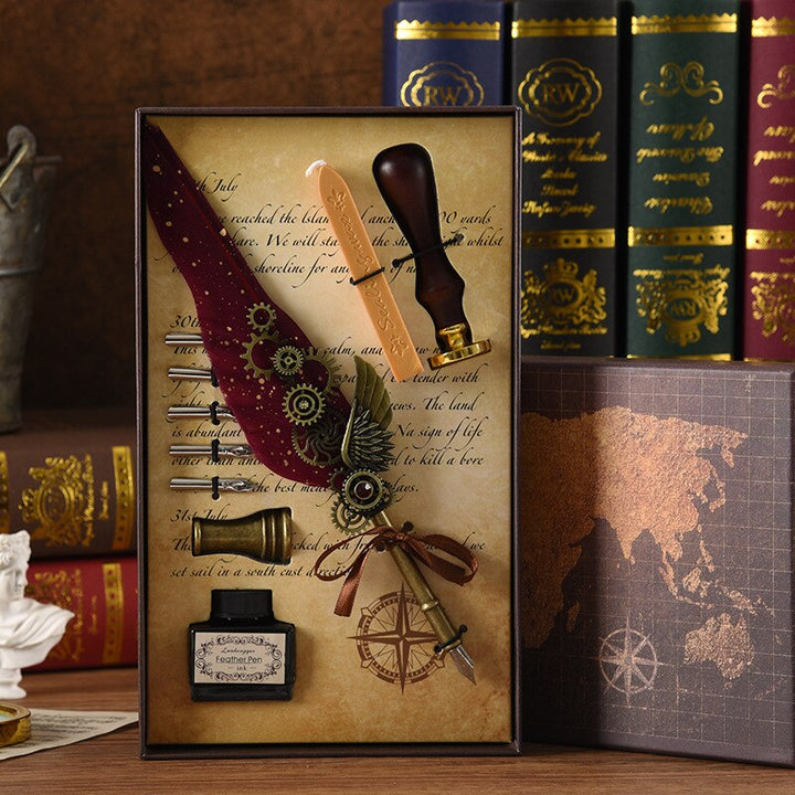 Karnz | Phoenix Feather Mechanik Kalligrafie Stift Set