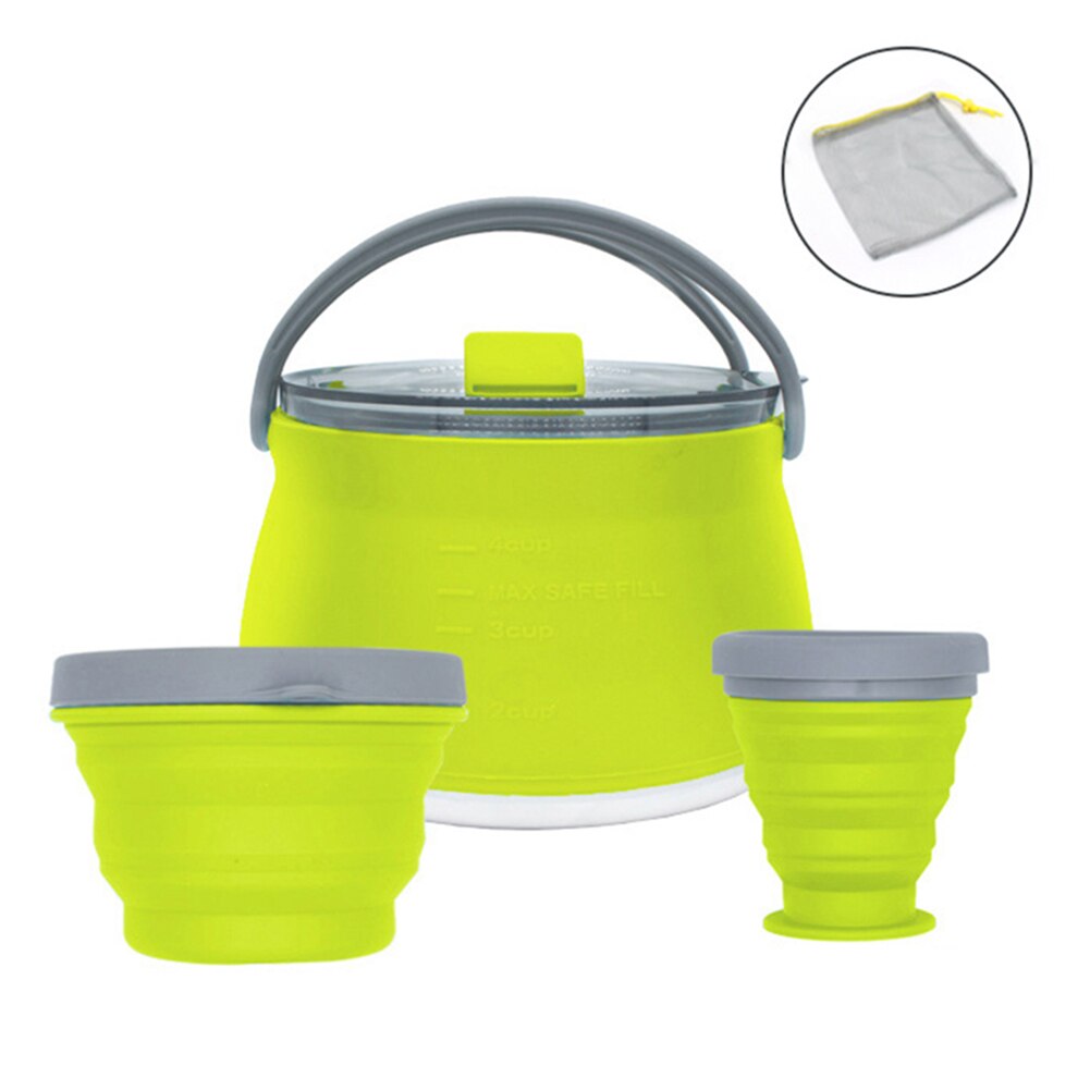 Reise Go Multifunktionaler Zusammenklappbarer Outdoor Wasserkocher | Karnz