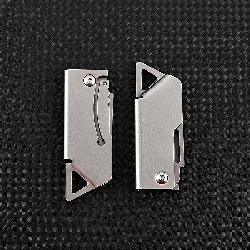 Faltbares Master Edelstahl Überlebens Mini Messer | Karnz