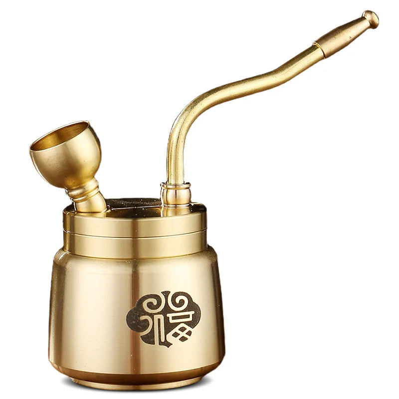 Artisan Brass Pipe Aromatherapie Räuchergefäß | Karnz
