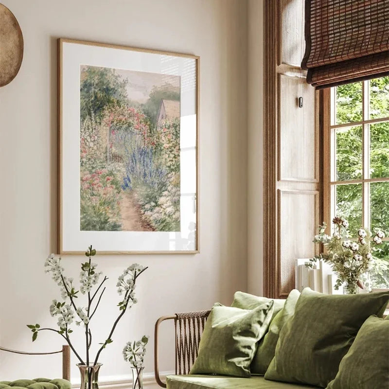Klassische Vintage Sommer Landschaften Fine Art Leinwanddrucke Galerie Wandkunst Bilder für Wohnzimmer Esszimmer Schlafzimmer Wohnkultur | Karnz