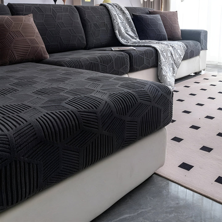 Jacquard-Sofa-Hosen mit geometrischer Patrouille - Zacht und Tierwelt | Ideal zum Schutz und für gemütliche Wohnräume