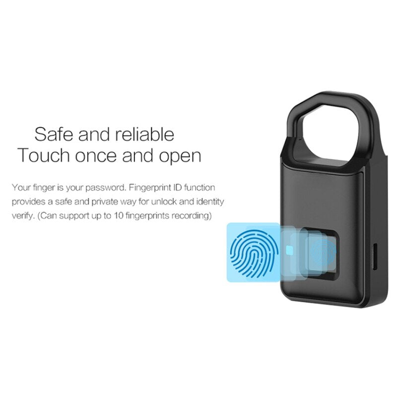 Touch Guard Smart Fingerprint Waterproof Secure Lock | Karnz