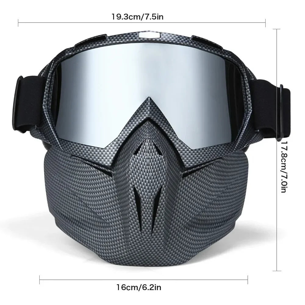 Schneeninja-Maske mit Schutzbrille