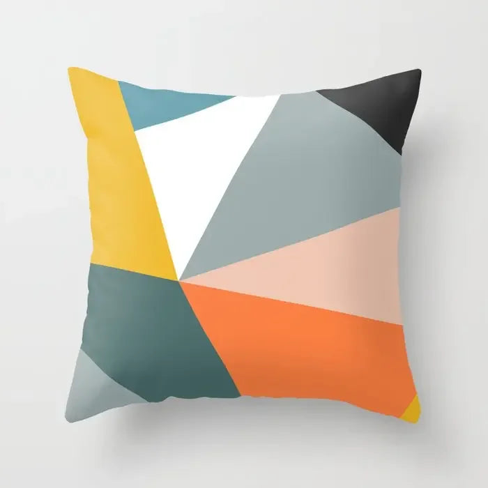 Moderne Abstrakte Geometrische Bunte Kissenbezüge 45x45cm Kissenhüllen Für Sofa Wurfkissen 60x60cm 50x50cm Trendige Wohnkultur | Karnz