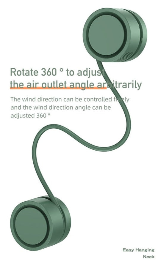 Retractable Aroma Therapy Klingenloser Halsventilator | Karnz