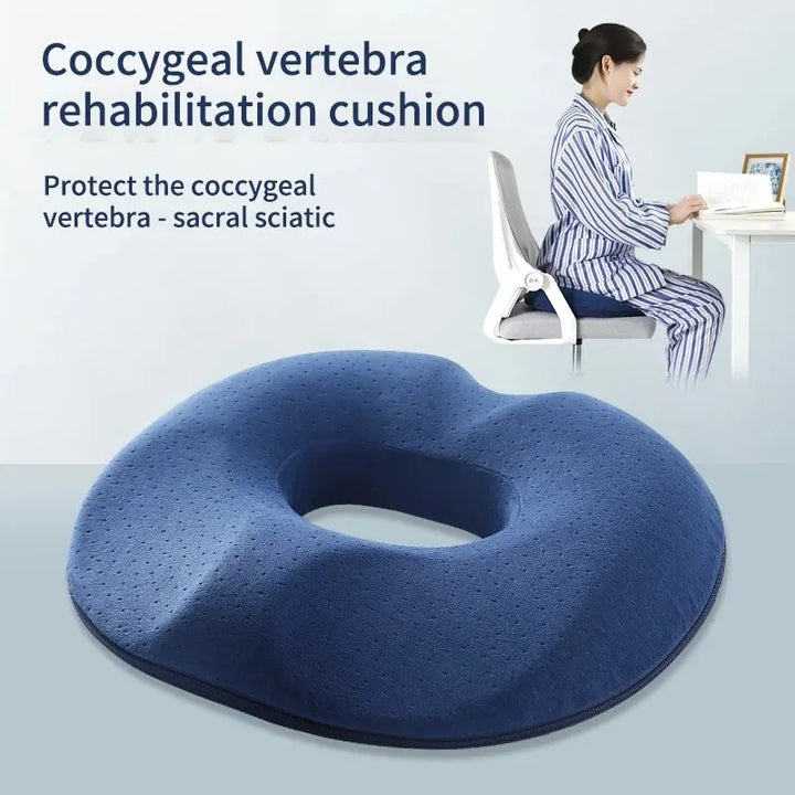 Karnz | OrthoRelax | Sitzkissen mit Memory Foam | Entlastung für Steißbein & Wirbelsäule | Ergonomisch & bequem