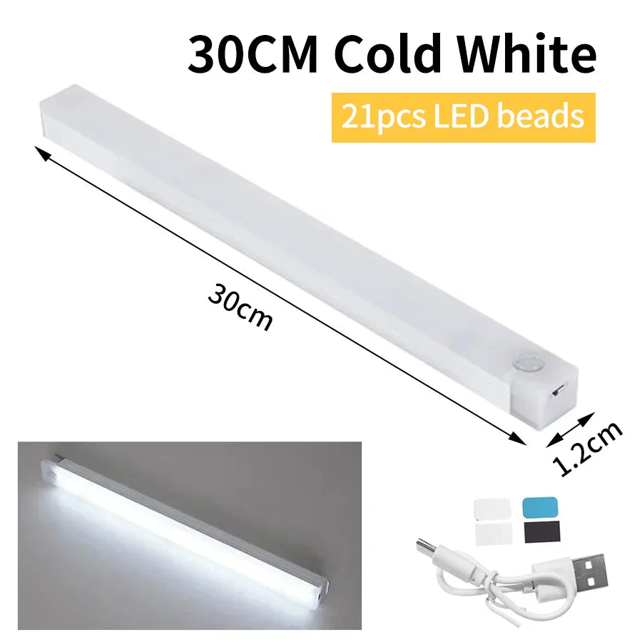 Karnz | SenseLite Motion LED | Wiederaufladbares Sensorlicht mit Magnetbefestigung | Warmweiß | Für Schrank, Bett & Flur