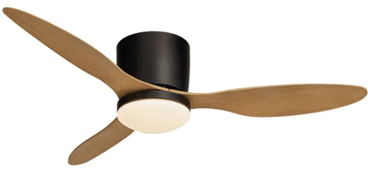 42/52 Zoll Deckenventilatoren mit LED-Lichtern - 3 Farben, 6 Geschwindigkeiten DC-Motor, Fernbedienung, niedrige Boden-Decorative Ventilatoren mit Beleuchtung | Karnz