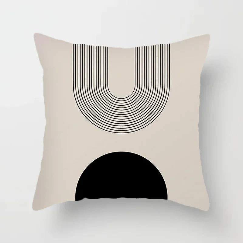 Moderne Kunst Abstraktes Muster Dekokissenbezüge Kreative Linien Sofa Stuhl Kissenhüllen Dekokissen Fall Home Office Dekor | Karnz