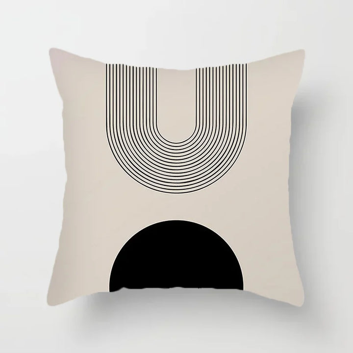 Moderne Kunst Abstraktes Muster Dekokissenbezüge Kreative Linien Sofa Stuhl Kissenhüllen Dekokissen Fall Home Office Dekor | Karnz