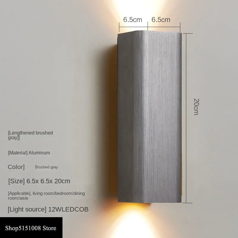 LumiGlow - Stilvolle LED-Wandlampe mit Warm- und Kaltlicht | Karnz