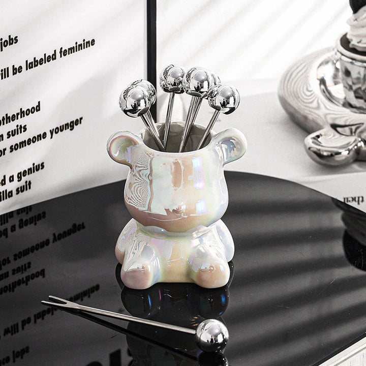 Nordic Tiny Bear Food Fruit Holder | Karnz