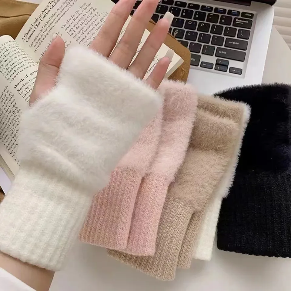 Unisex Fleece Ohnefingerhandschuhe – Warm, Weich und Funktional | Karnz