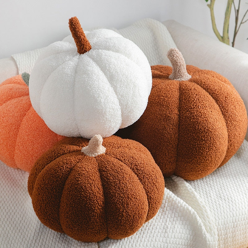 Weiche Kürbis Plüsch Halloween Kissen