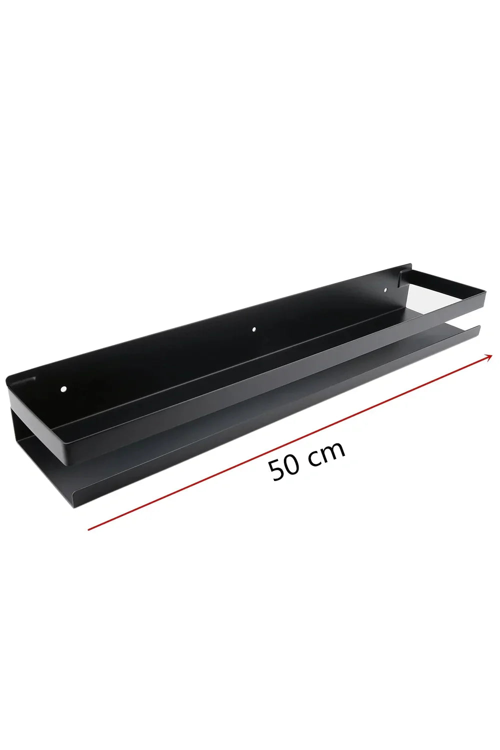 Moderne schwarze Wandregale