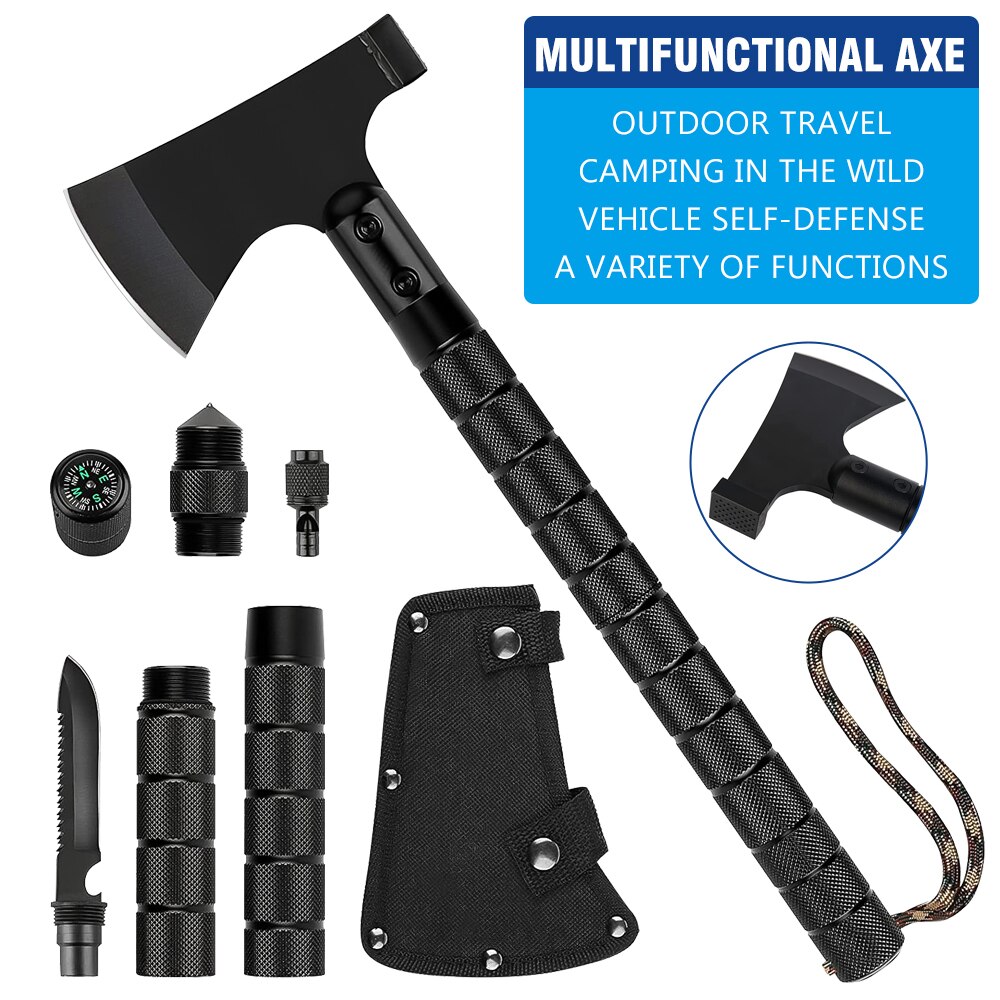 Karnz | Multi-Gear Faltbare Überlebens Camping Axt