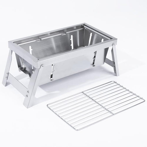 Ultimate Camping Style Edelstahl Faltbarer Grill | Karnz