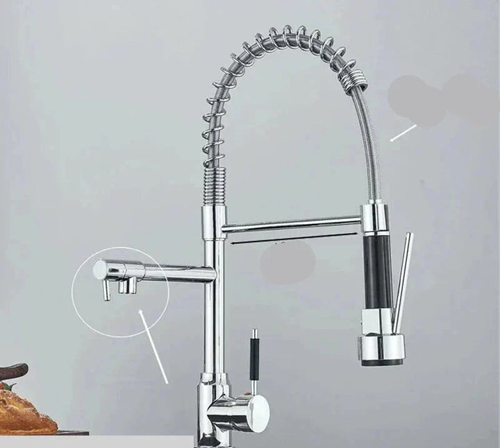 MixMaster – Flexibler 360° drehbarer Küchenmischerhahn Karnz