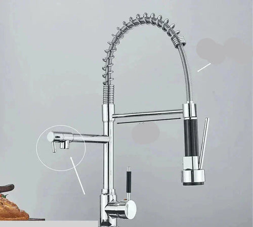MixMaster – Flexibler 360° drehbarer Küchenmischerhahn Karnz