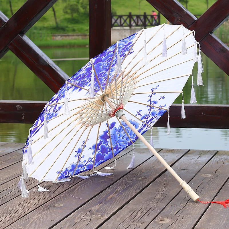 Bamboo Handmade Vintage Paper Umbrella | Karnz
