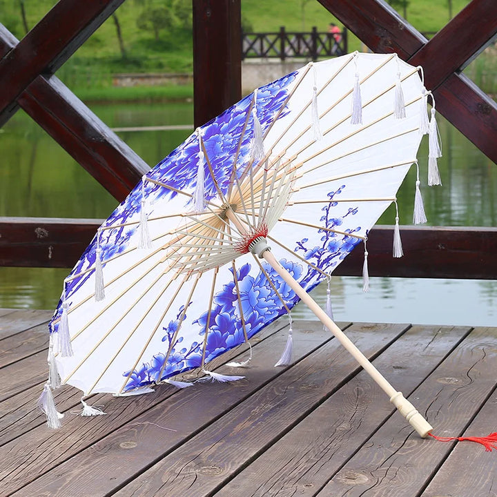 Bamboo Handmade Vintage Paper Umbrella | Karnz