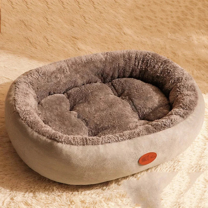 Oval Plush Bett für Hunde & Katzen Karnz