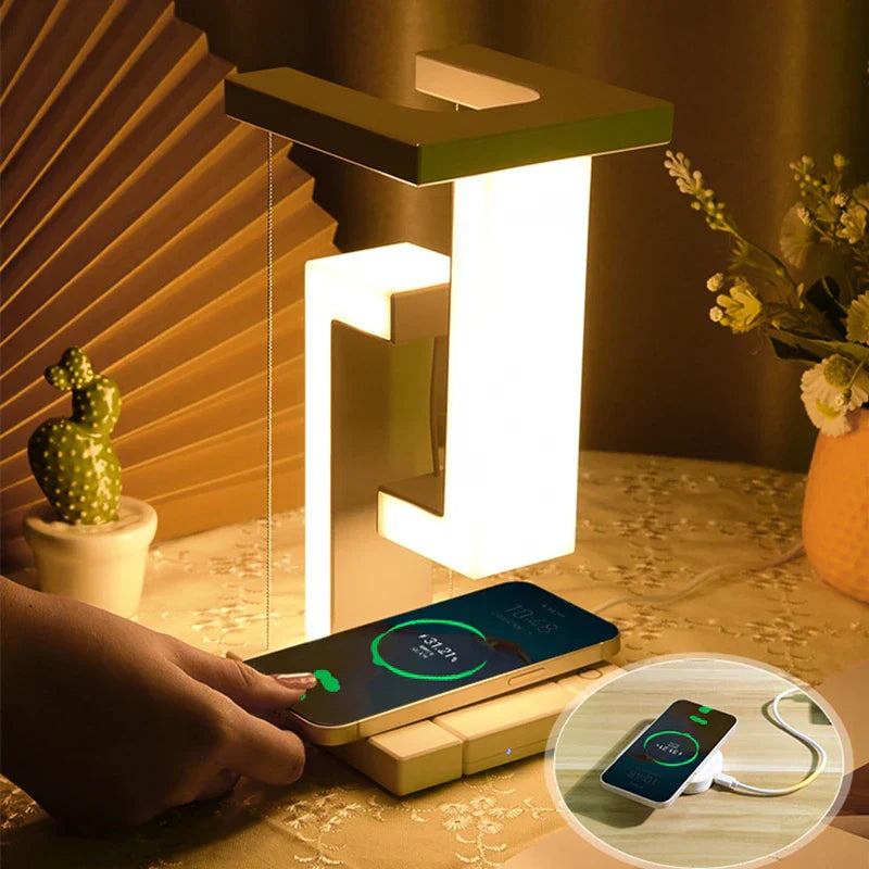 Schwebende Glow Wireless Charging Lampe
