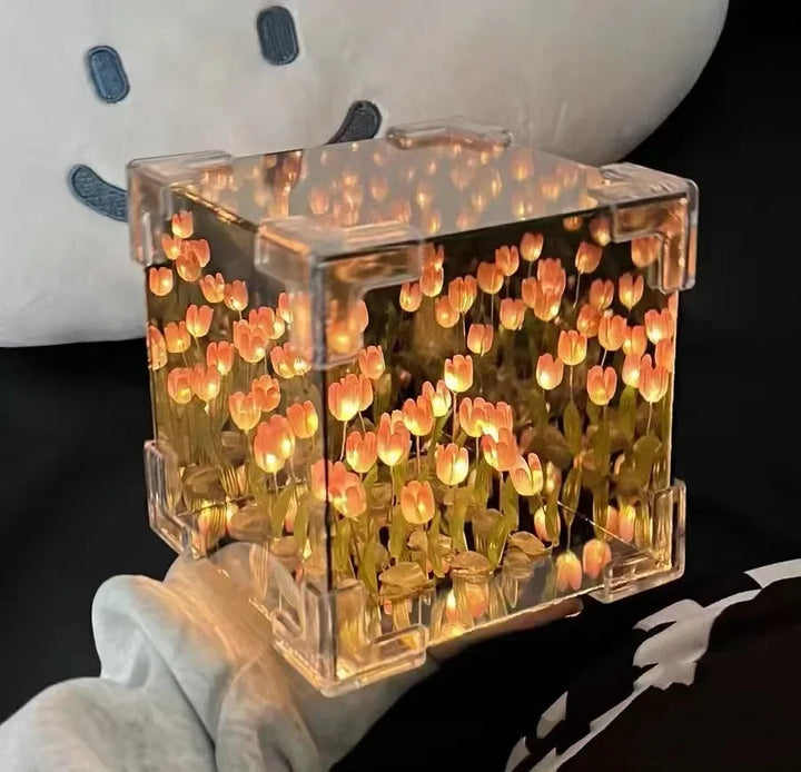 3D Tulpe DIY Karnzume Würfel Nachtlampe | Karnz
