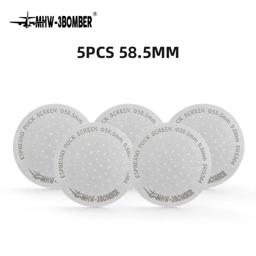 MHW-3BOMBER 51/53/58.5mm Espresso Puck Screen Doppel-Layer Metall Kaffee Wiederverwendbarer Filter