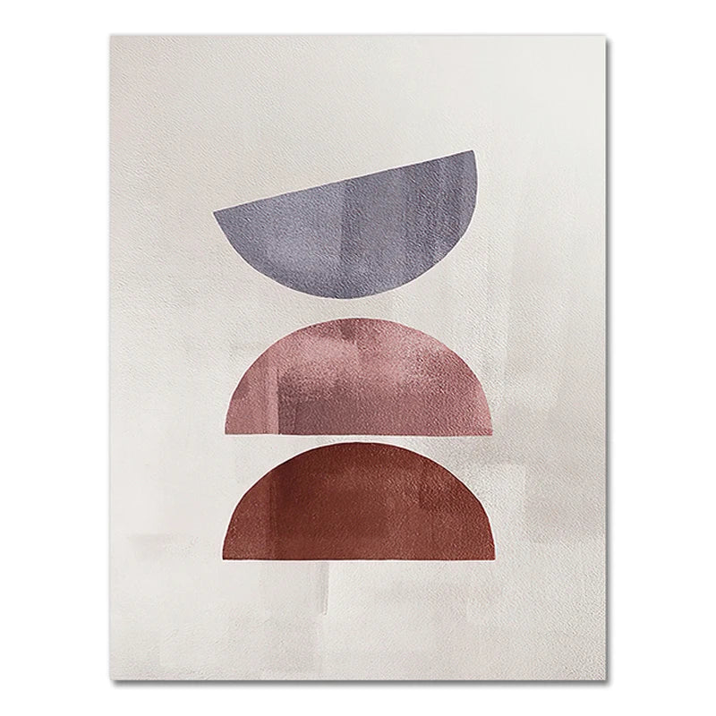 Skandinavische Minimalistische Geometrische Dunkle Neutrale Farben Wandkunst Fine Art Leinwanddrucken Moderne Abstrakte Bilder Für Wohnzimmer Wohnkultur | Karnz