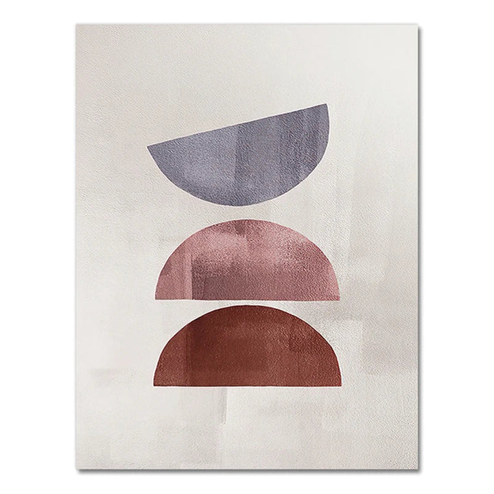 Skandinavische Minimalistische Geometrische Dunkle Neutrale Farben Wandkunst Fine Art Leinwanddrucken Moderne Abstrakte Bilder Für Wohnzimmer Wohnkultur | Karnz