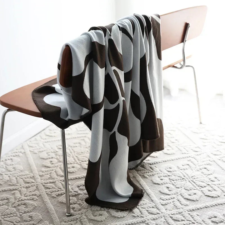 Karnz | NordLuxe | Jacquard Wurfdecke | Immitationskaschmir | Weich & Warm | Sofa-Decke & Bettüberwurf im skandinavischen Stil