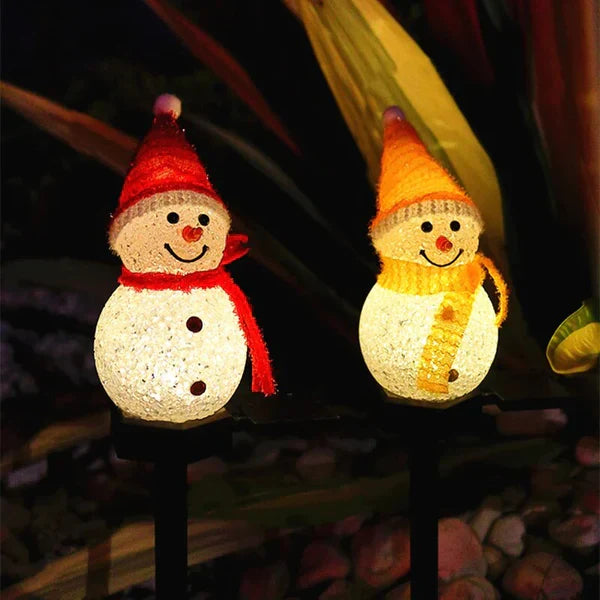 Solarbetriebene Schneemannlampe - SolarSnow | Karnz