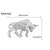 Karnz | ToroArte Stier Skulptur | Nordisches Design | Harzfigur Modern | 35 cm / 26 cm