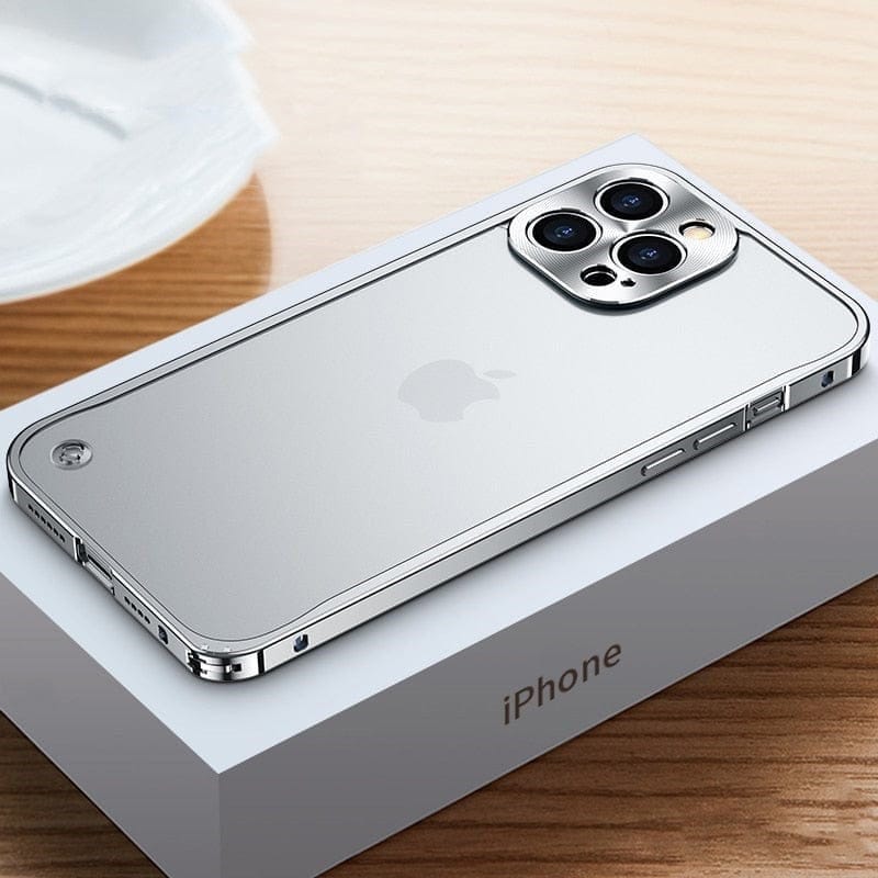 Sandsberg | iPhone Aluminium-Hülle | CNC-gefräster Metallrahmen für Schutz | Mehrere Farben